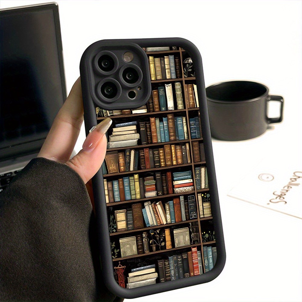 Bookshelf - Чехол для телефона с креативным узором