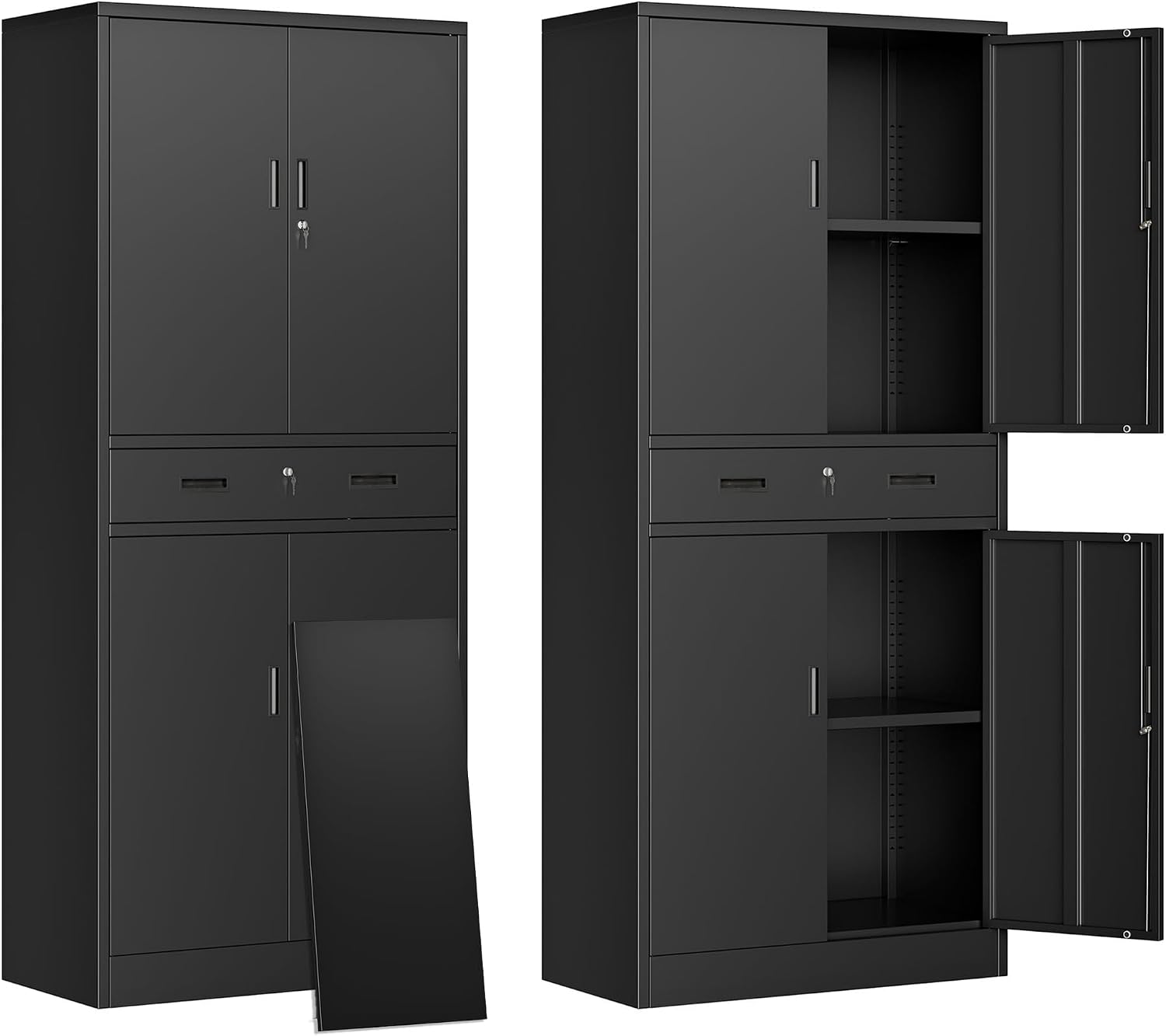 File Cabinet - Высокий металлический шкаф для хранения с
