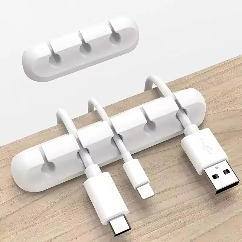 Desk Organizer - Силиконовый органайзер для USB-кабелей, держатель для