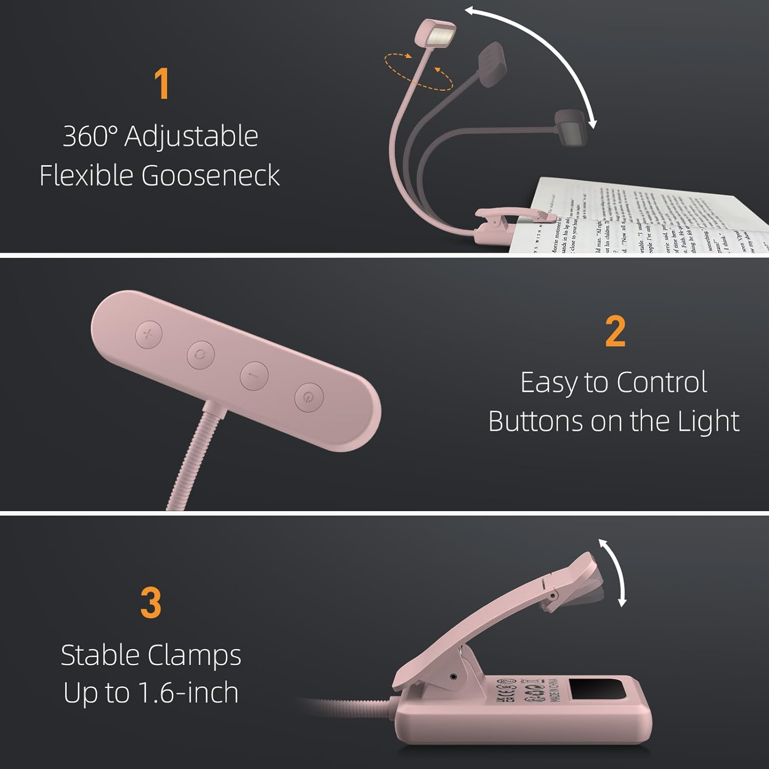 Лампа для чтения с зажимом для – обзор и цена Desk Lamp