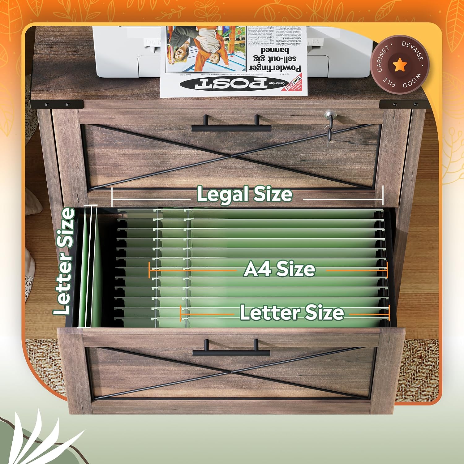 Деревянный боковой шкаф для до – обзор и цена Printer Stand