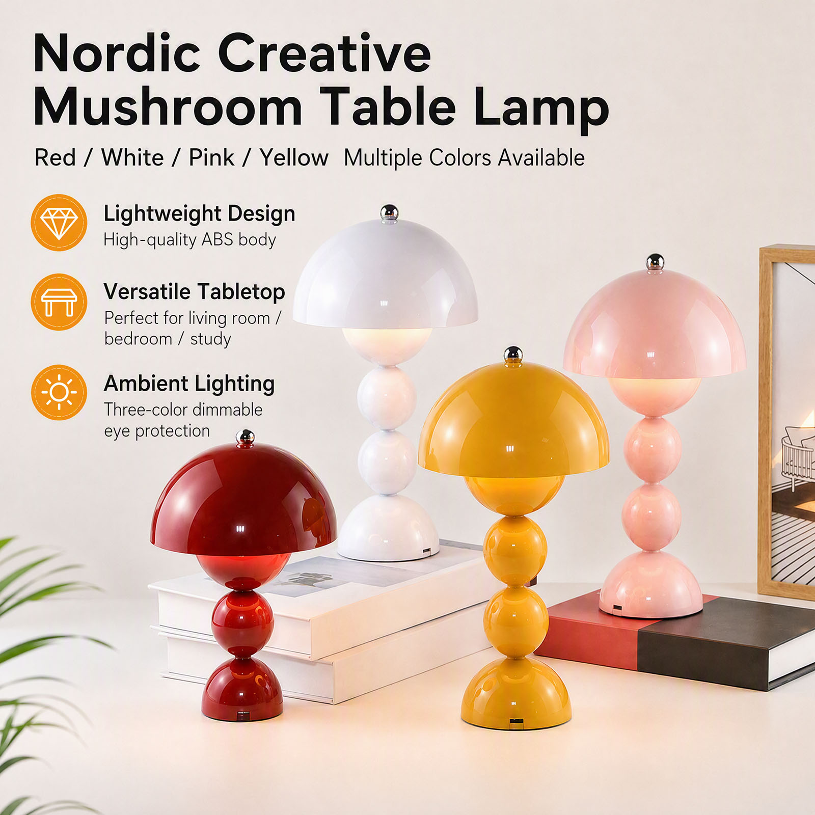 Настольная лампа в форме гриба – обзор и цена Desk Lamp
