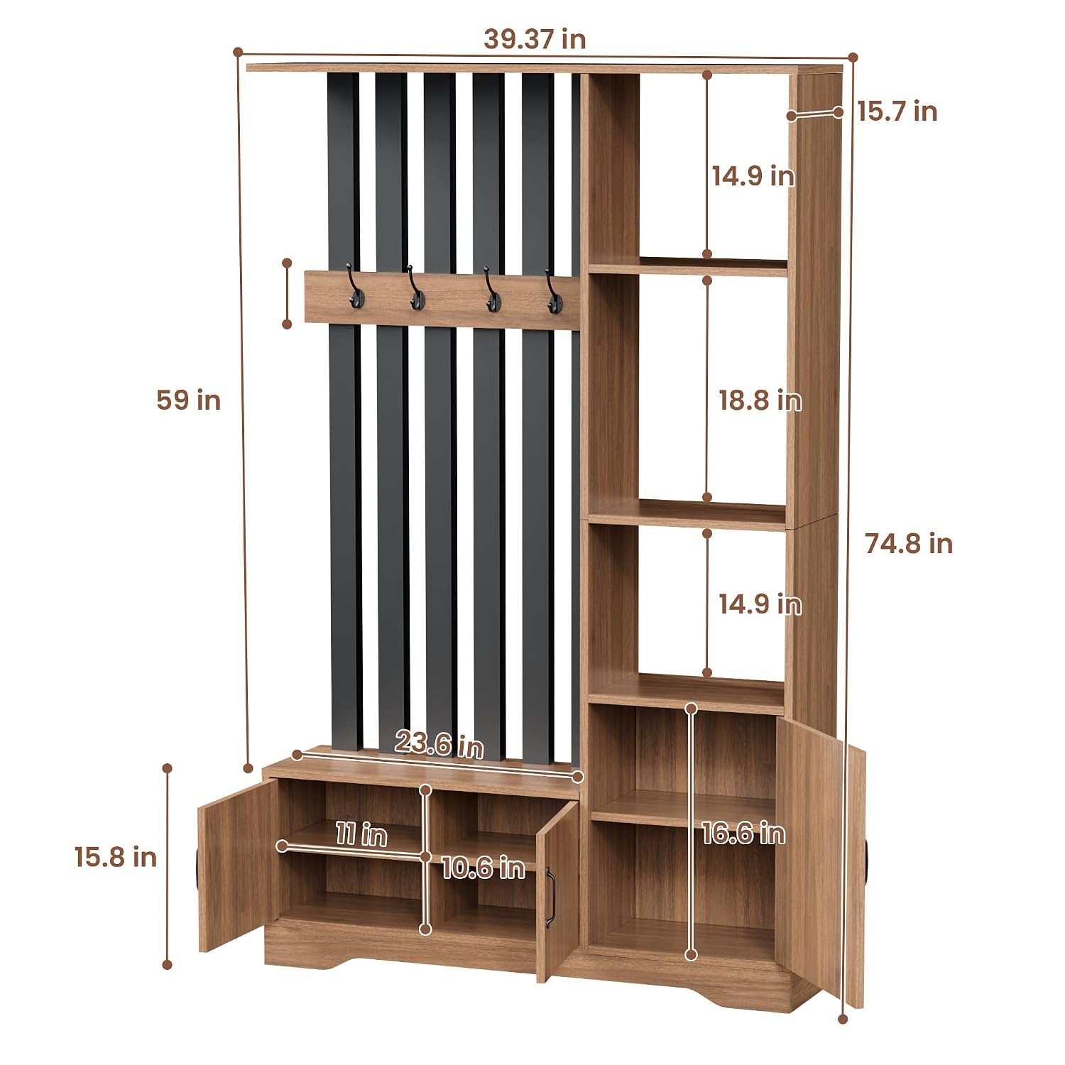 Перегородка для комнаты с полк – обзор и цена Partition Screen Divider