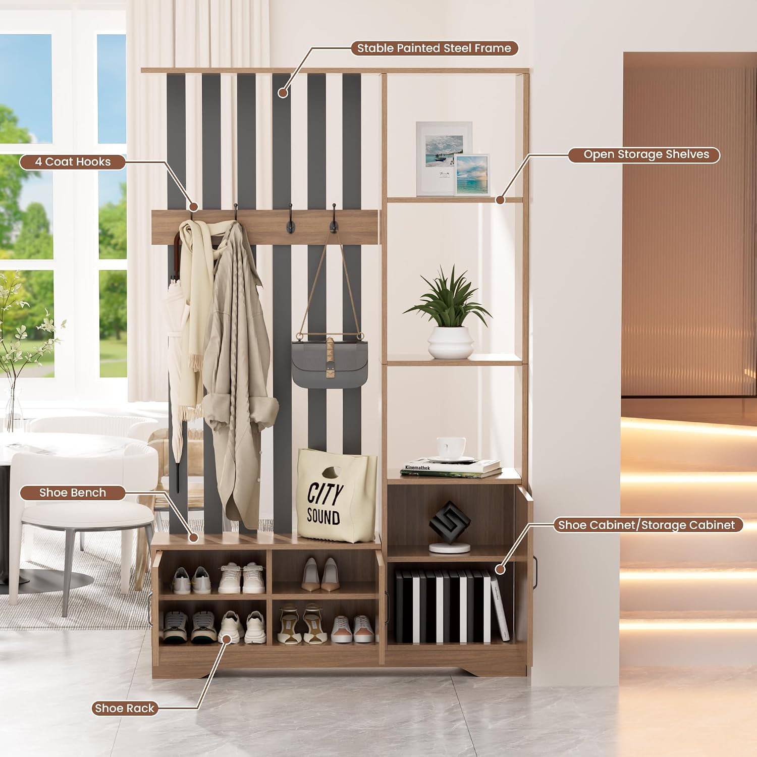 Перегородка для комнаты с полк – обзор и цена Partition Screen Divider
