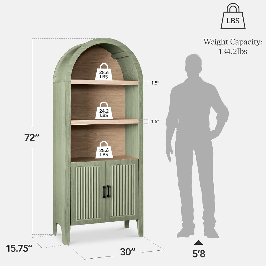 Высокий арочный шкаф для кладо – обзор и цена Bookshelf