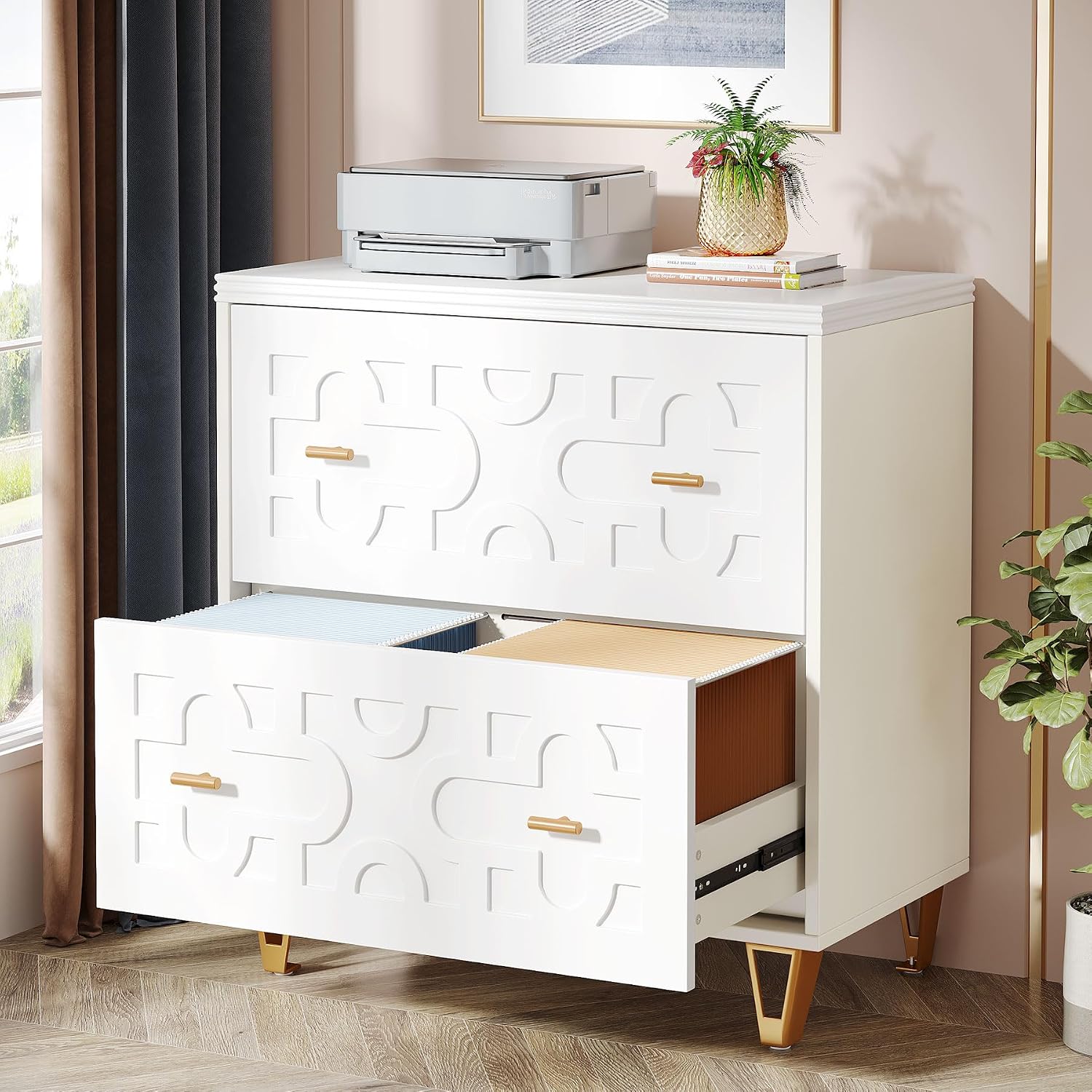 Шкаф для документов с 2 выдвиж – обзор и цена Printer Stand
