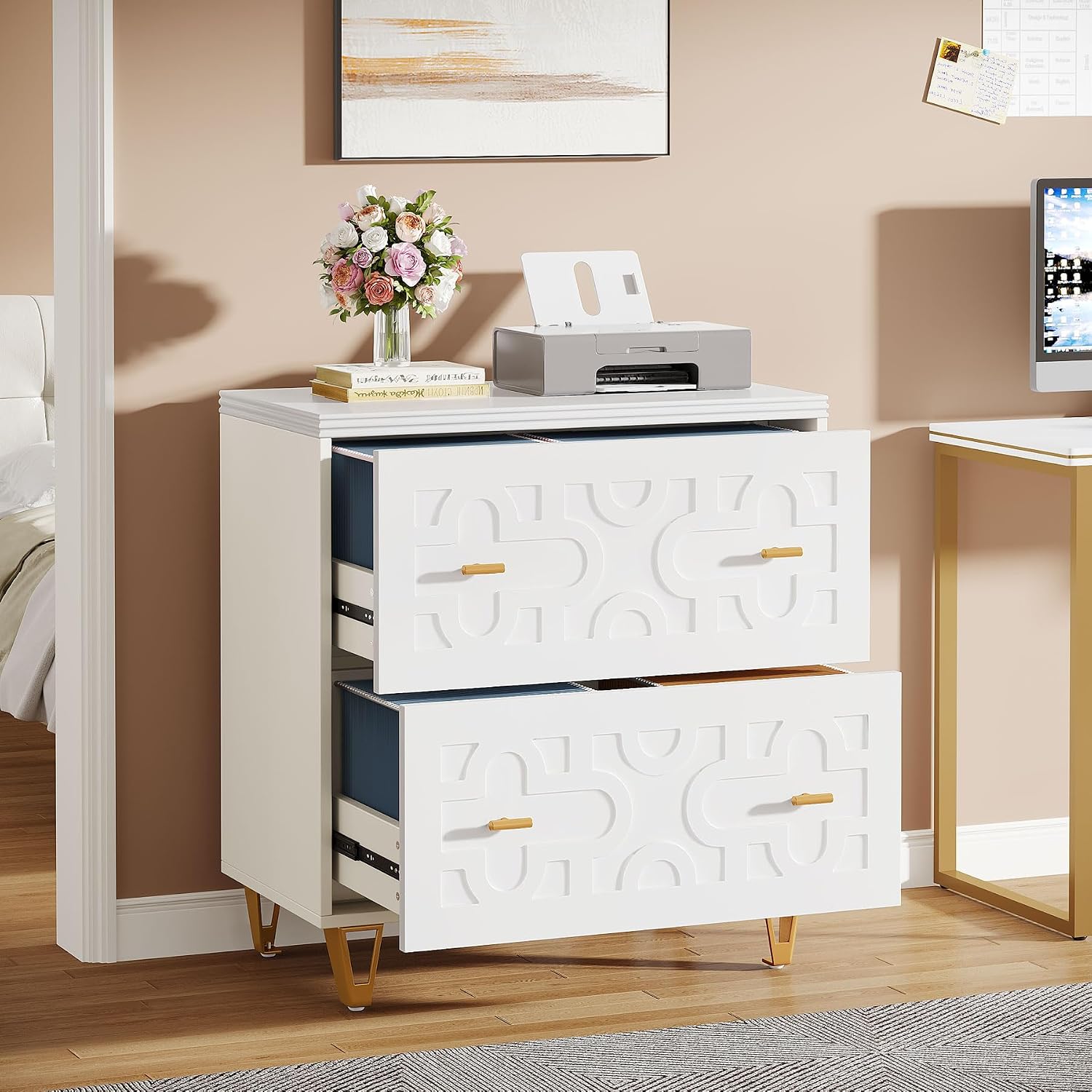 Шкаф для документов с 2 выдвиж – обзор и цена Printer Stand