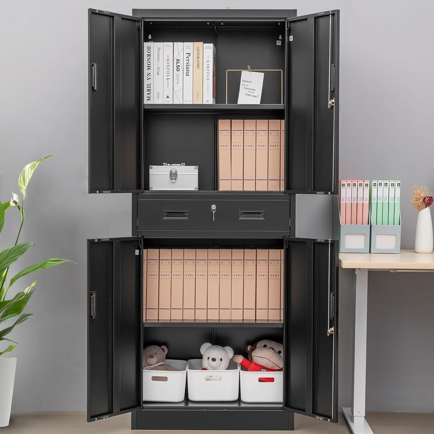 Высокий металлический шкаф для – обзор и цена File Cabinet